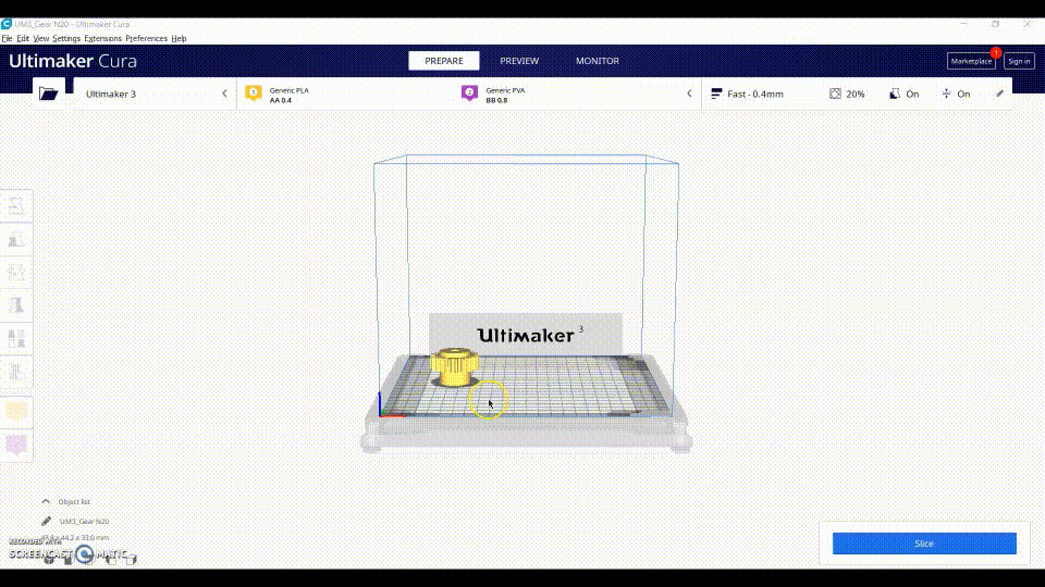 Duplicating objects in Cura