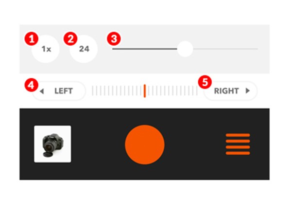Foldio controls