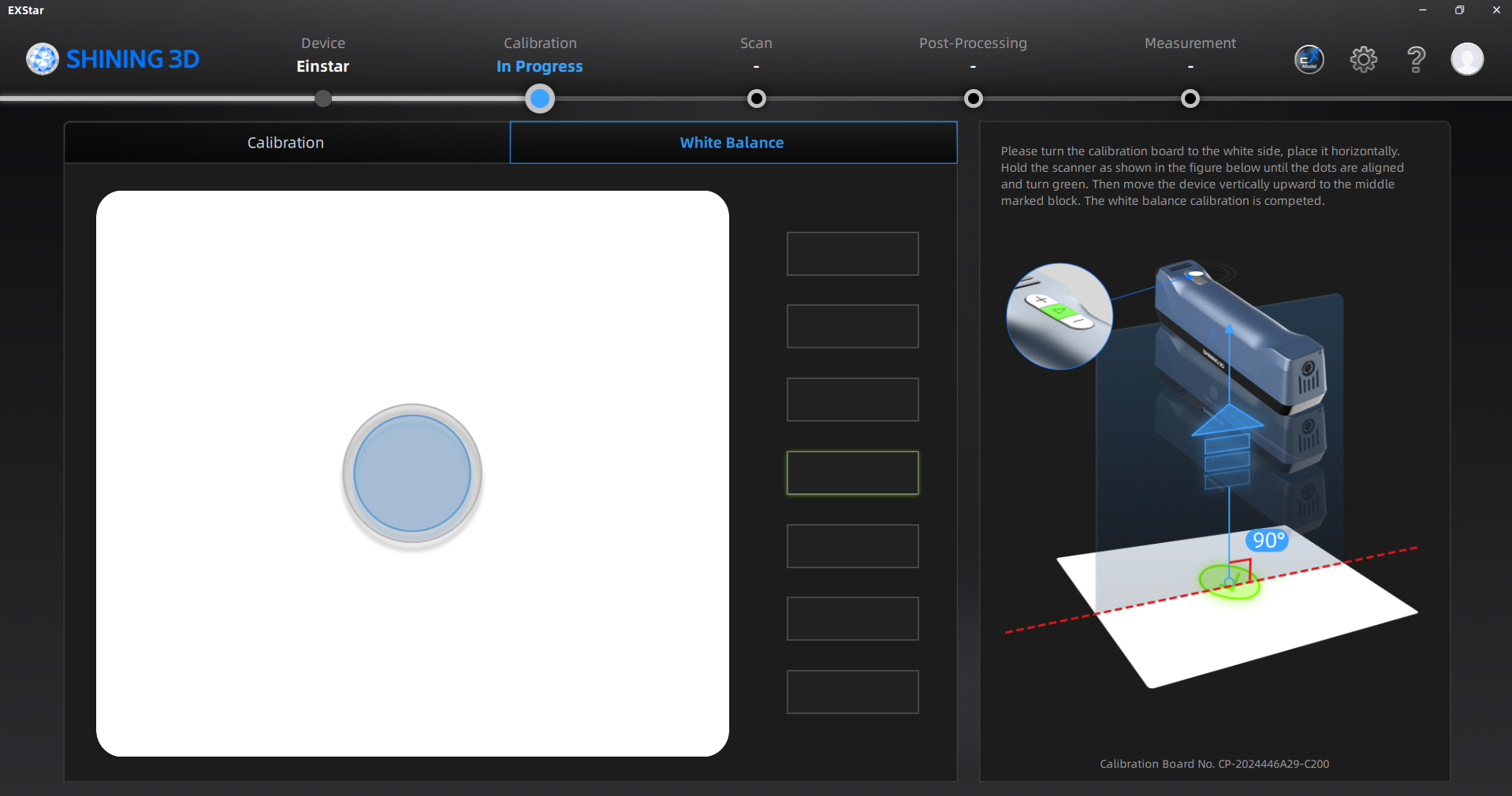 Calibrating white balance