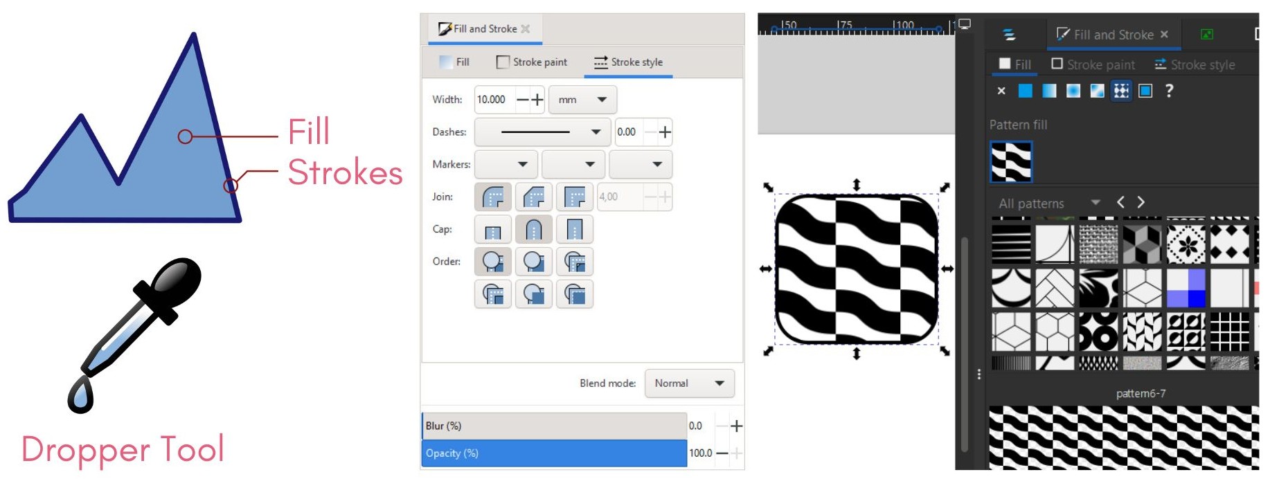 Fills and strokes