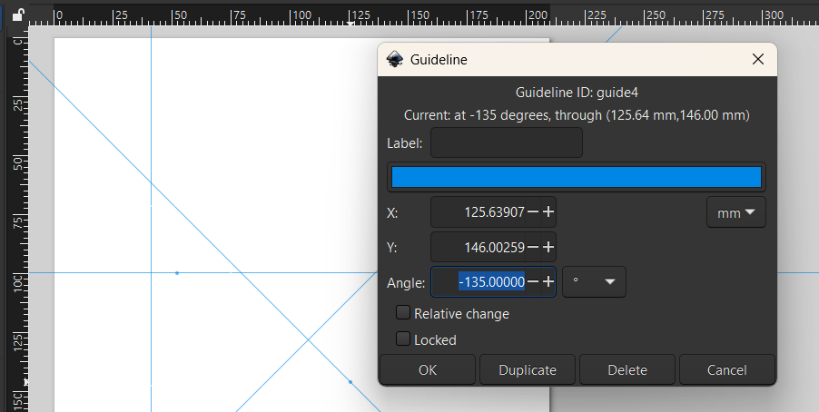 Inkscape guides
