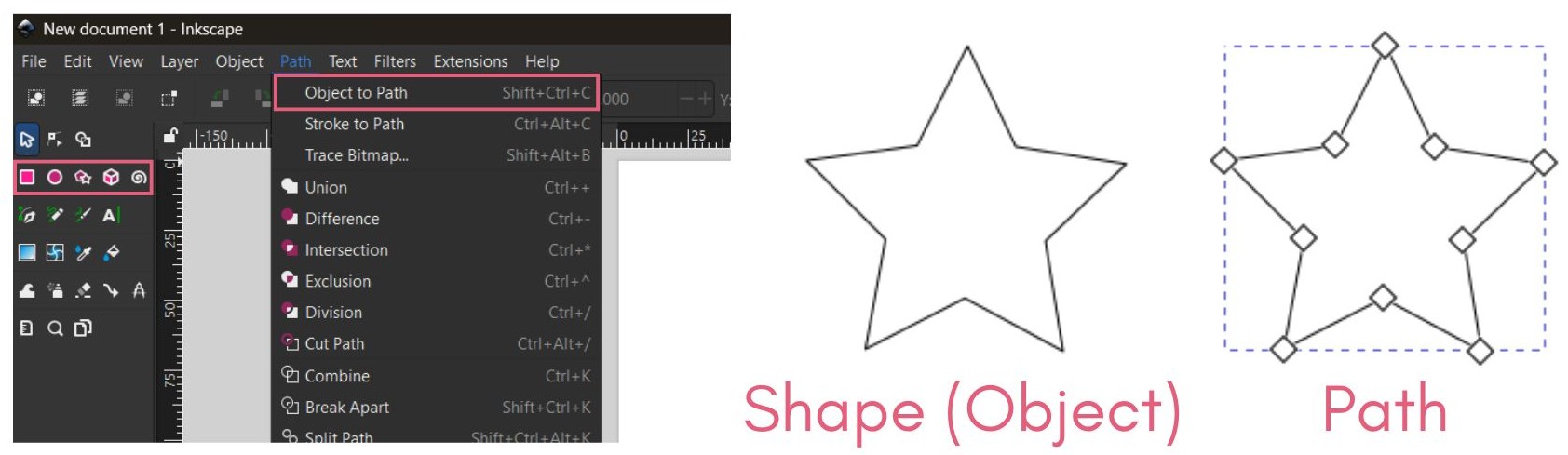 Drawing shapes