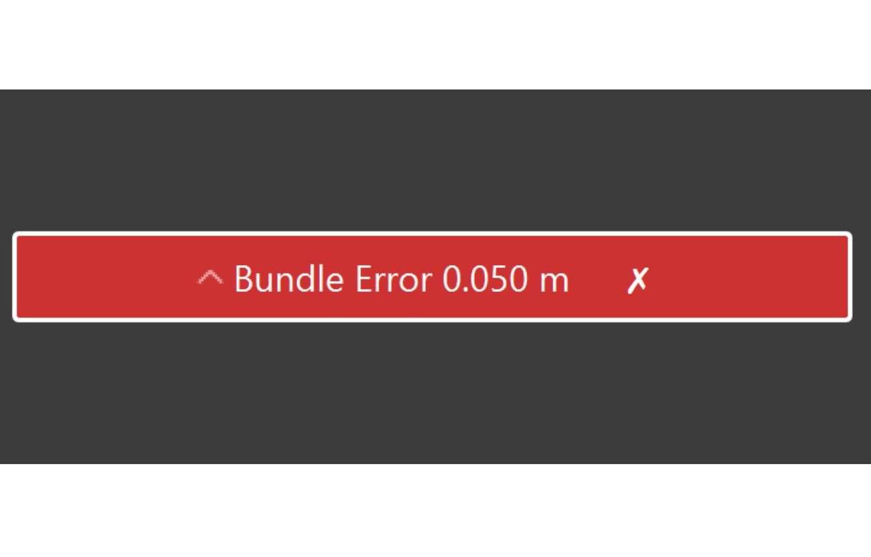 Bundle error