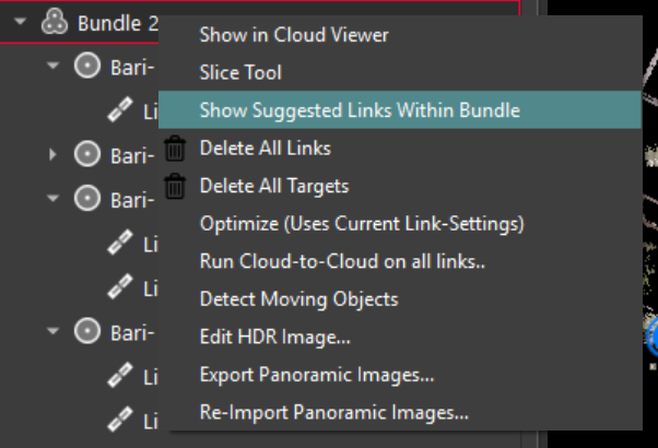 Show suggested links within bundle