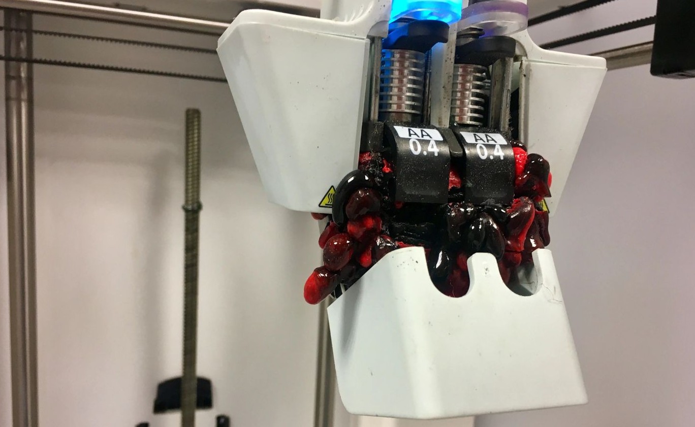 Ultimaker flooded print head