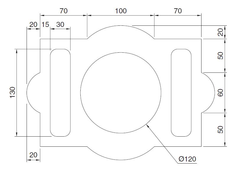 A simple CAD sketch