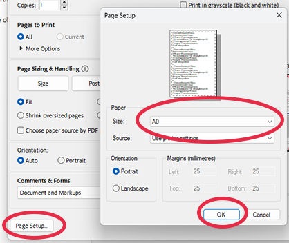 Paper size