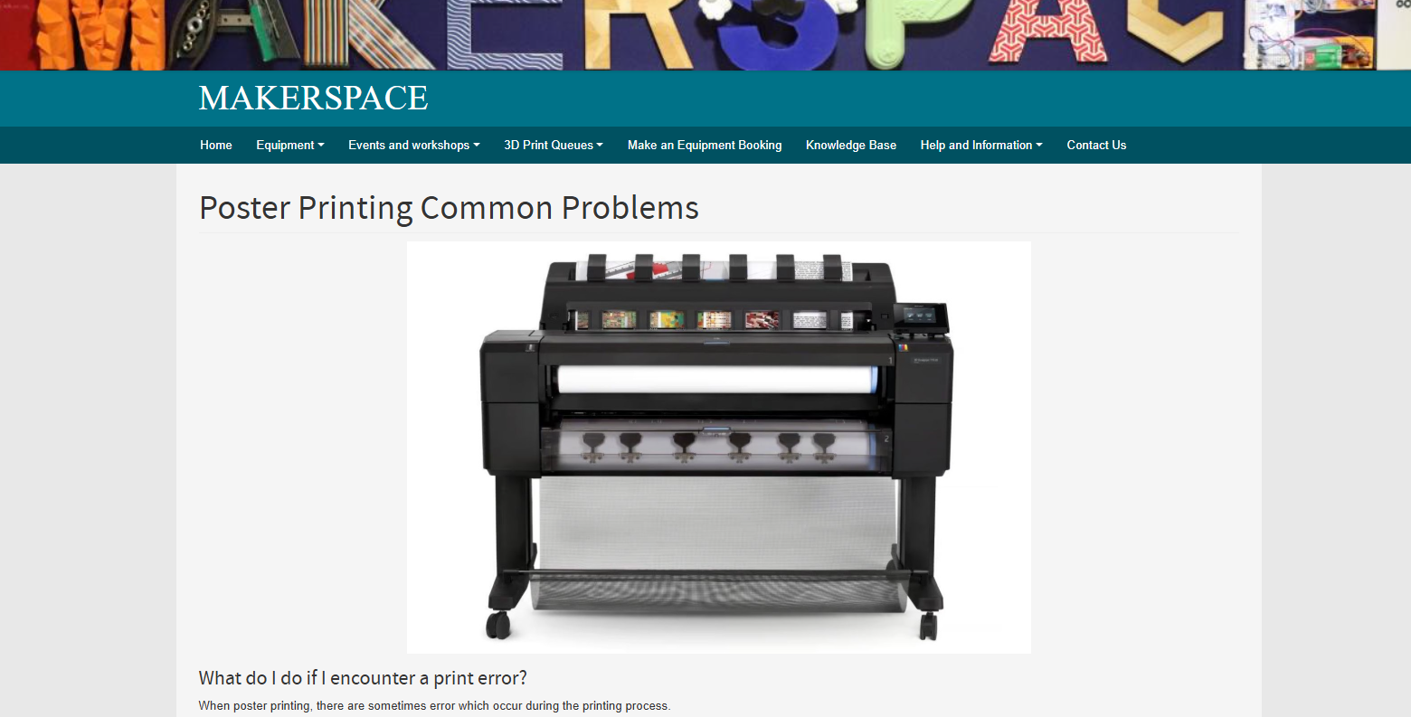 Poster printing common problems