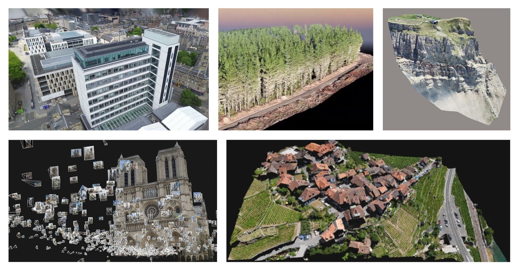 Drone photogrammetry examples