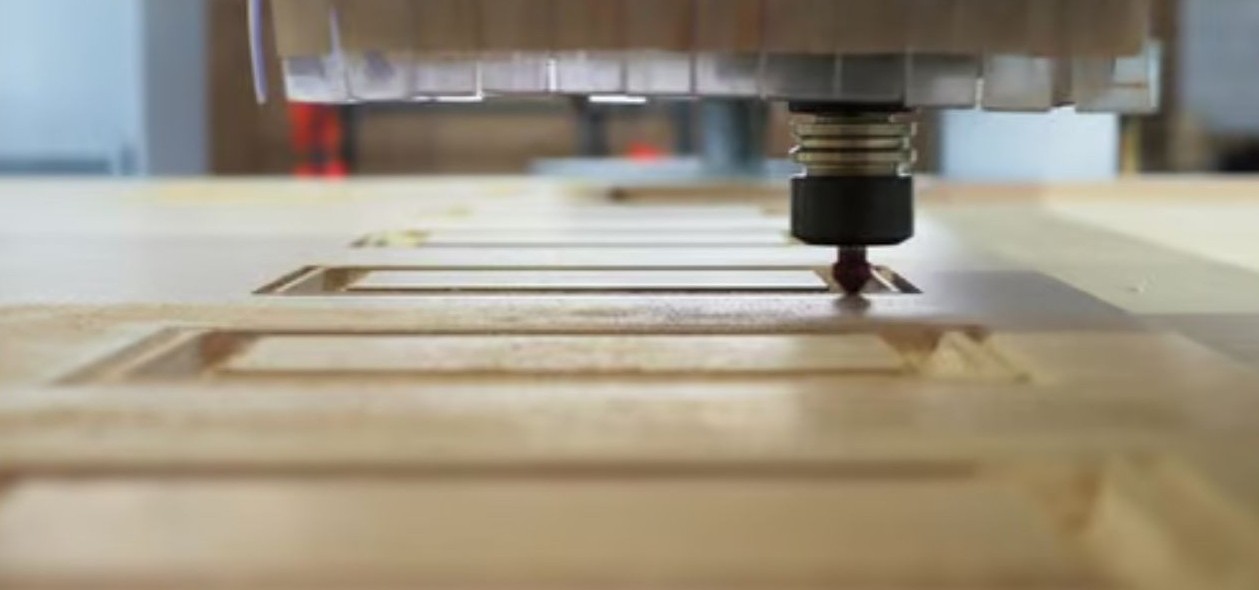 CNC a piece of wood