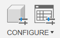 Configure panel