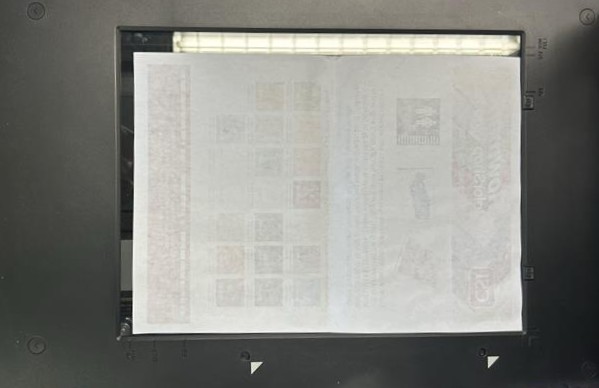 Epson Perfection V750 Pro paper