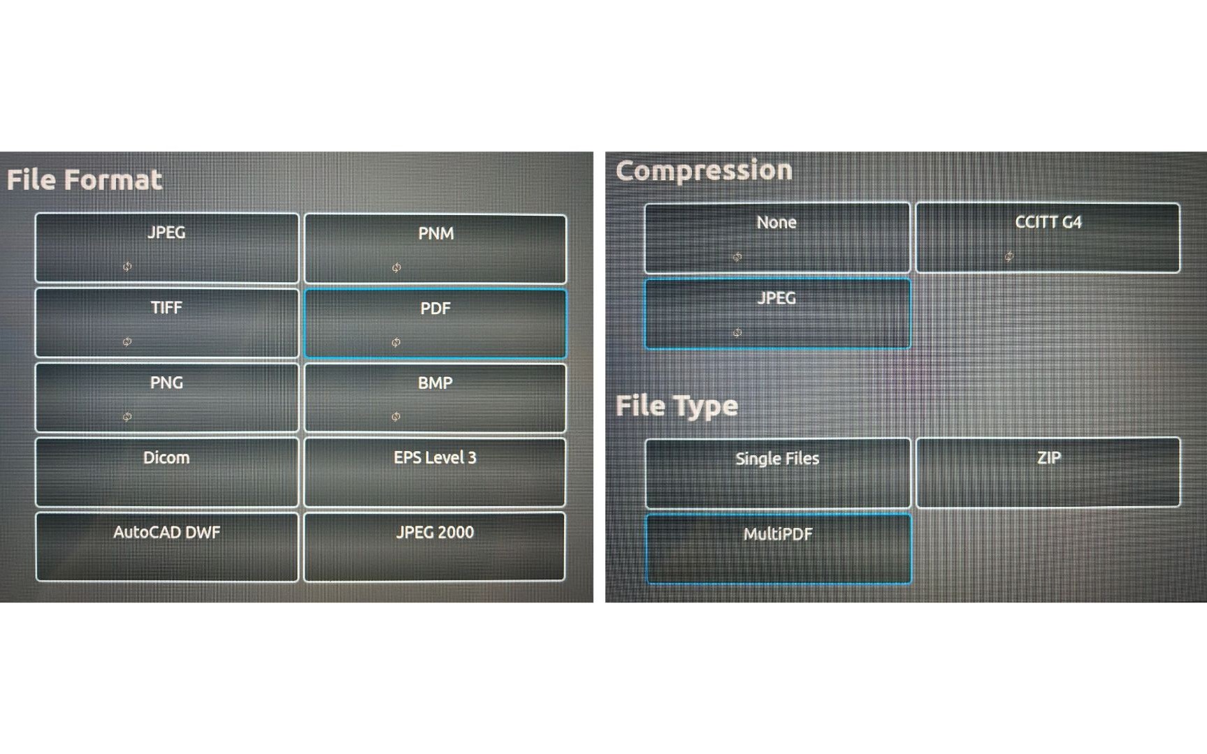 File format, compression and file type