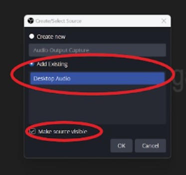 Audio output source