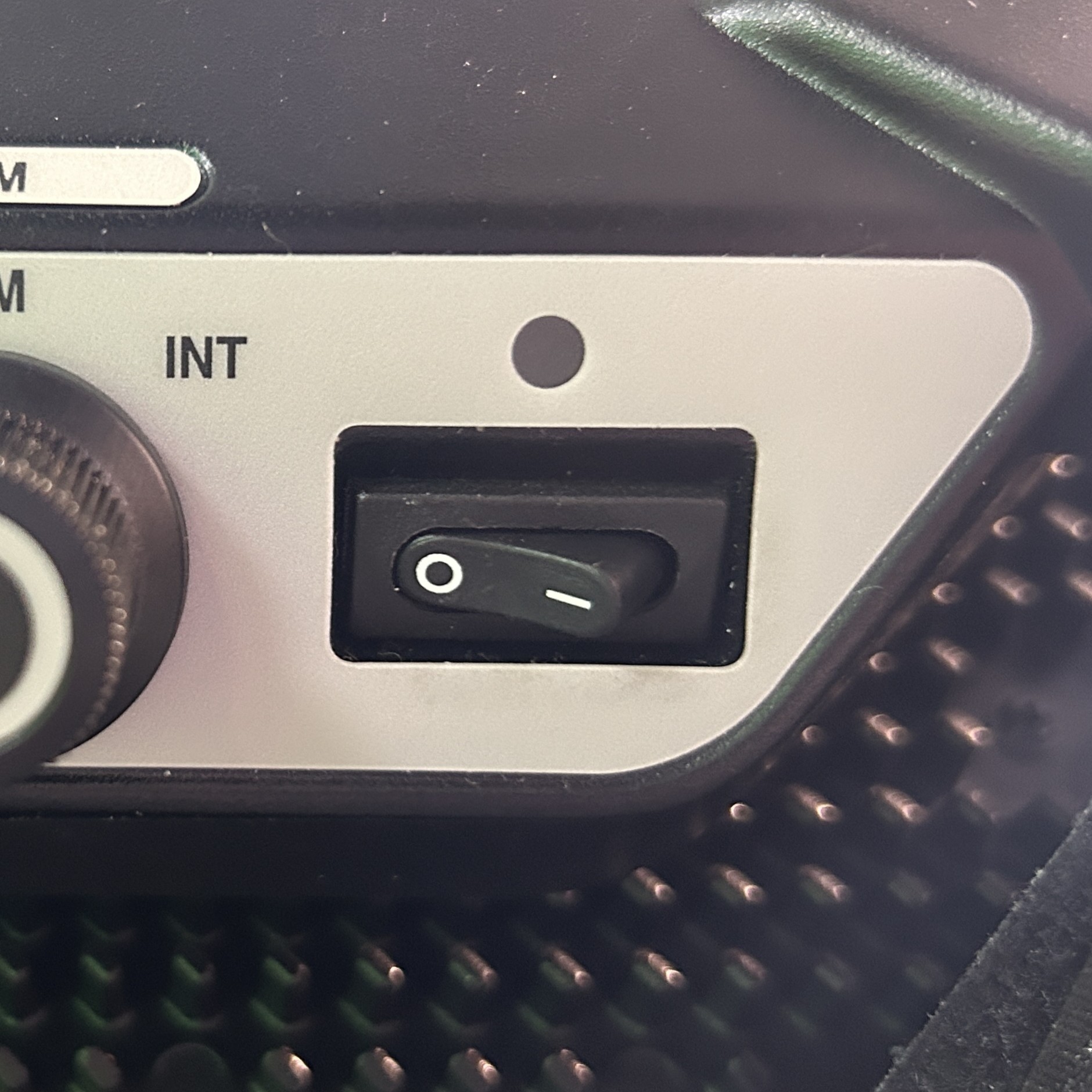 Litepanel on button