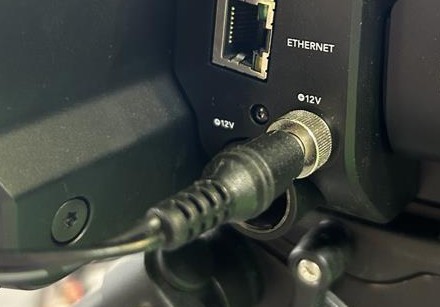 Blackmagic studio camera power cable