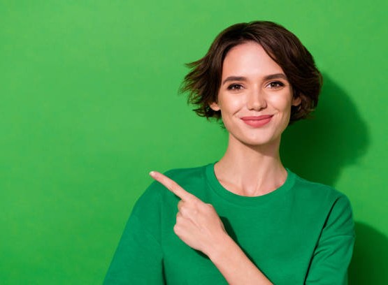 Wearing green on a green screen