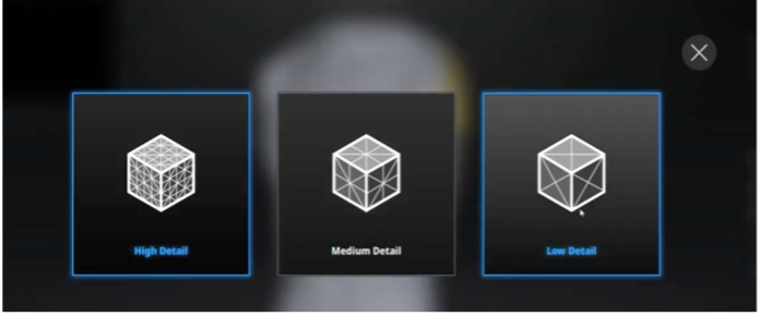 Select Detail Level